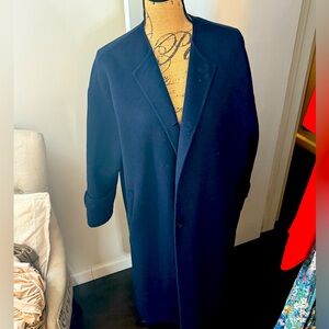Women’s Banana Republic Navy Knee Length Coat Medium
